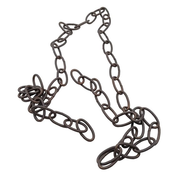 Dark Finish Pendant Chandelier Light Fixture Hanging Lighting Chain 5ft 5in - Picture 3 of 4